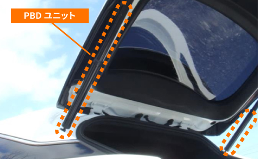 パワーバックドア用ばね(画像)2